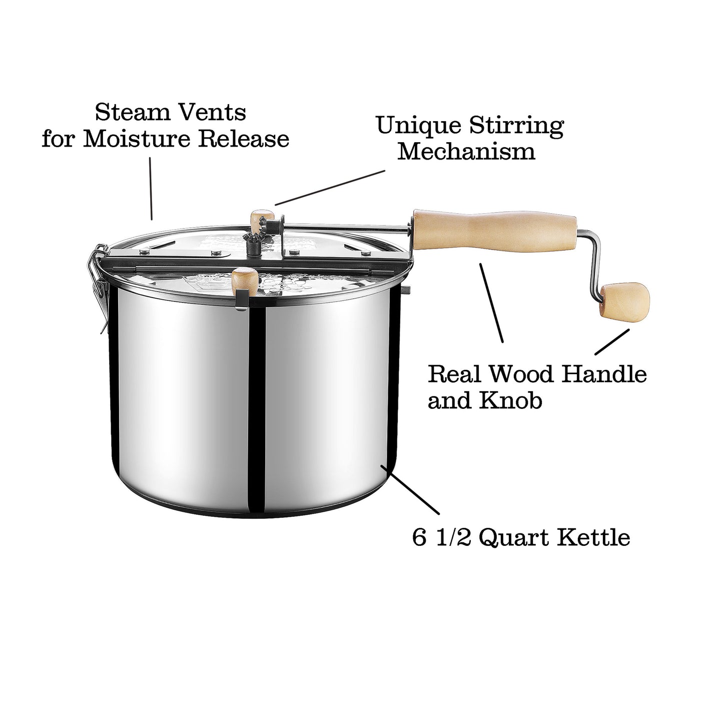 Great Northern Popcorn Stovetop Popcorn Maker Set