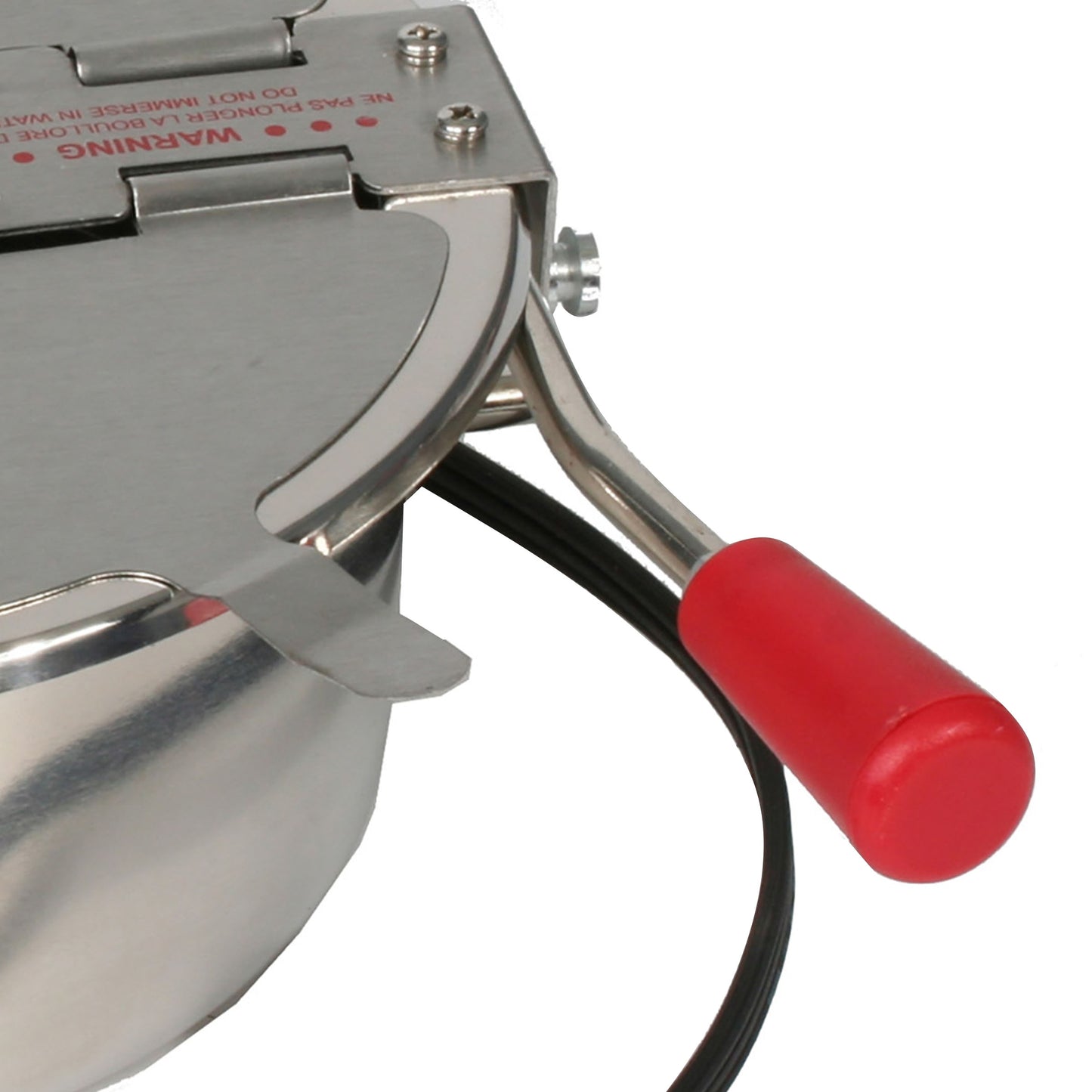 8-Ounce Replacement Kettle for Popcorn Machine - 750W Kettle Popper with Lid, Stirrer, Gear Shaft, and 3-Prong Plug by Great Northern Popcorn