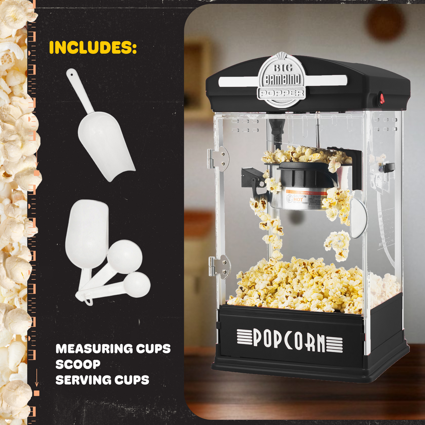 Great Northern Popcorn Big Bambino Popcorn Machine