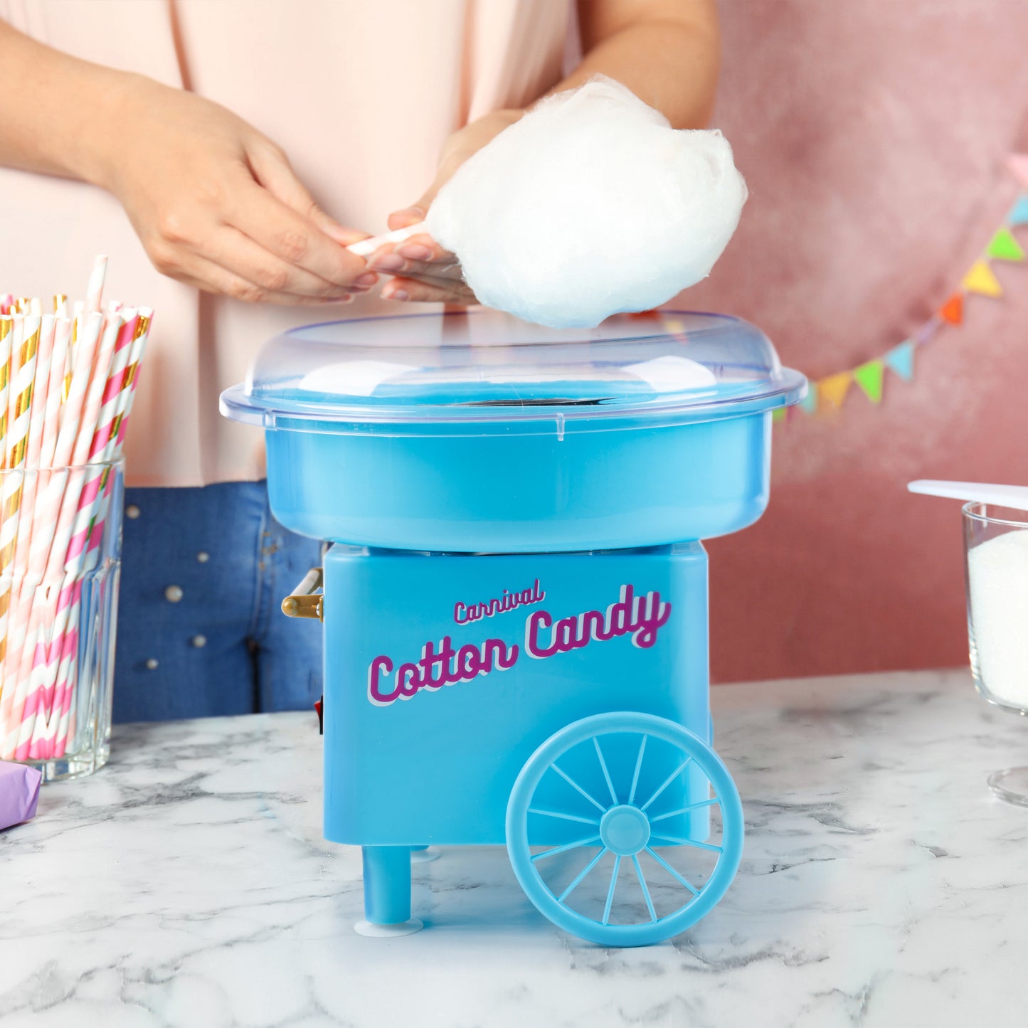 Countertop Cotton Candy Machine – Blue