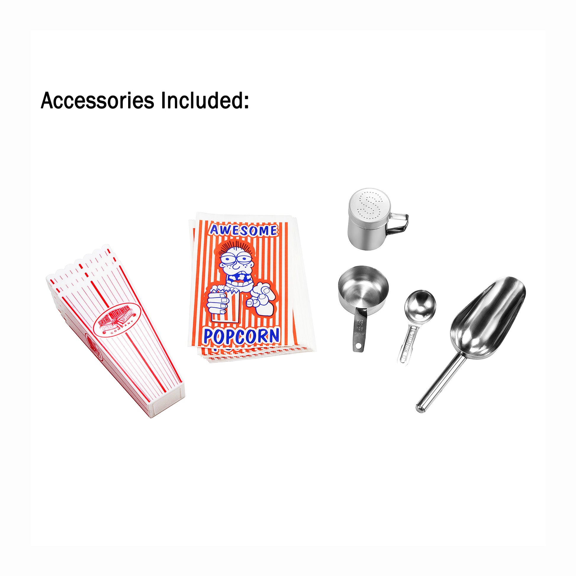 Popcorn Equipment Accessories & Supplies Starter Package for a 16