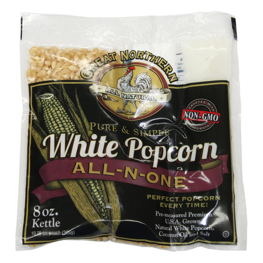 8 Ounce Popcorn, Salt and Oil All-in-One Packets - Case of 24