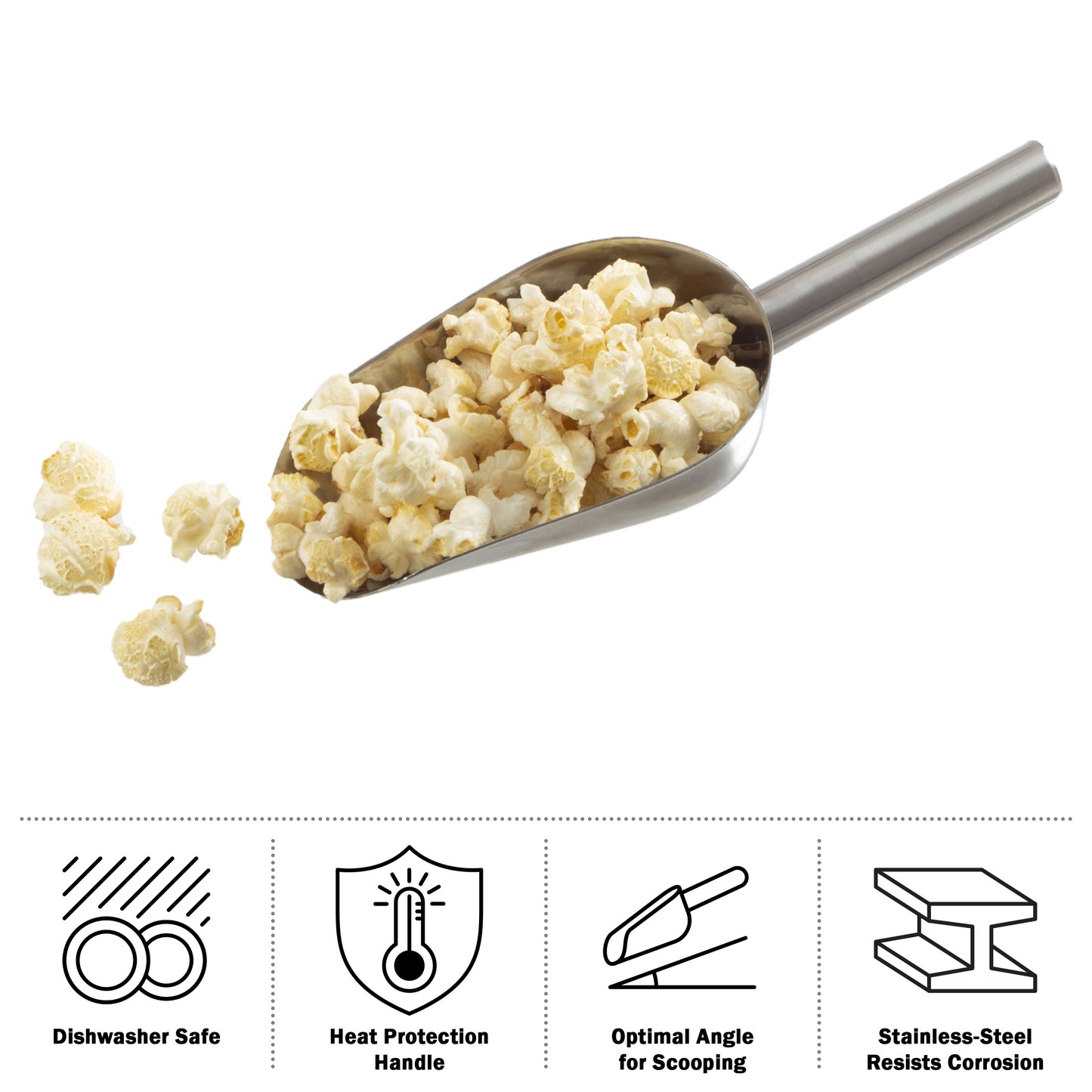 Popcorn Scoop and Seasoning Shaker Set