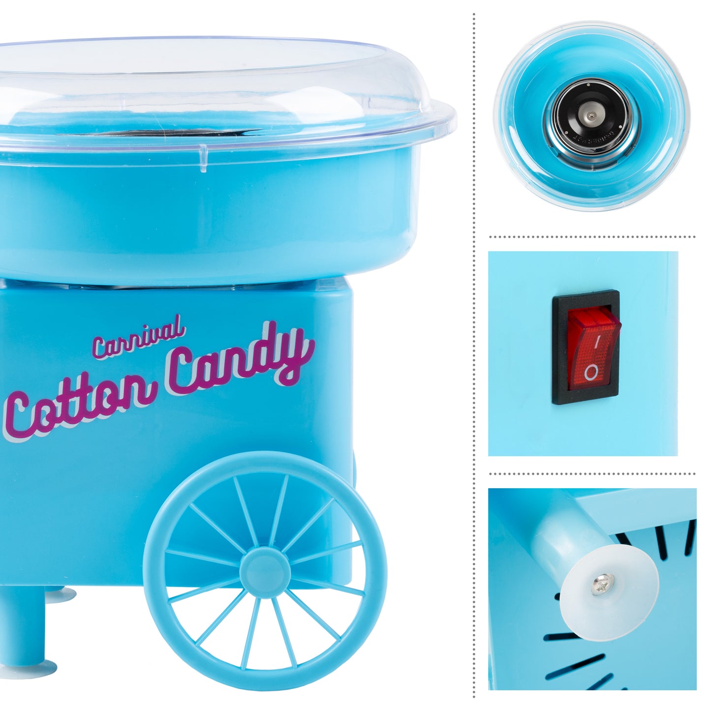 Countertop Cotton Candy Machine – Blue