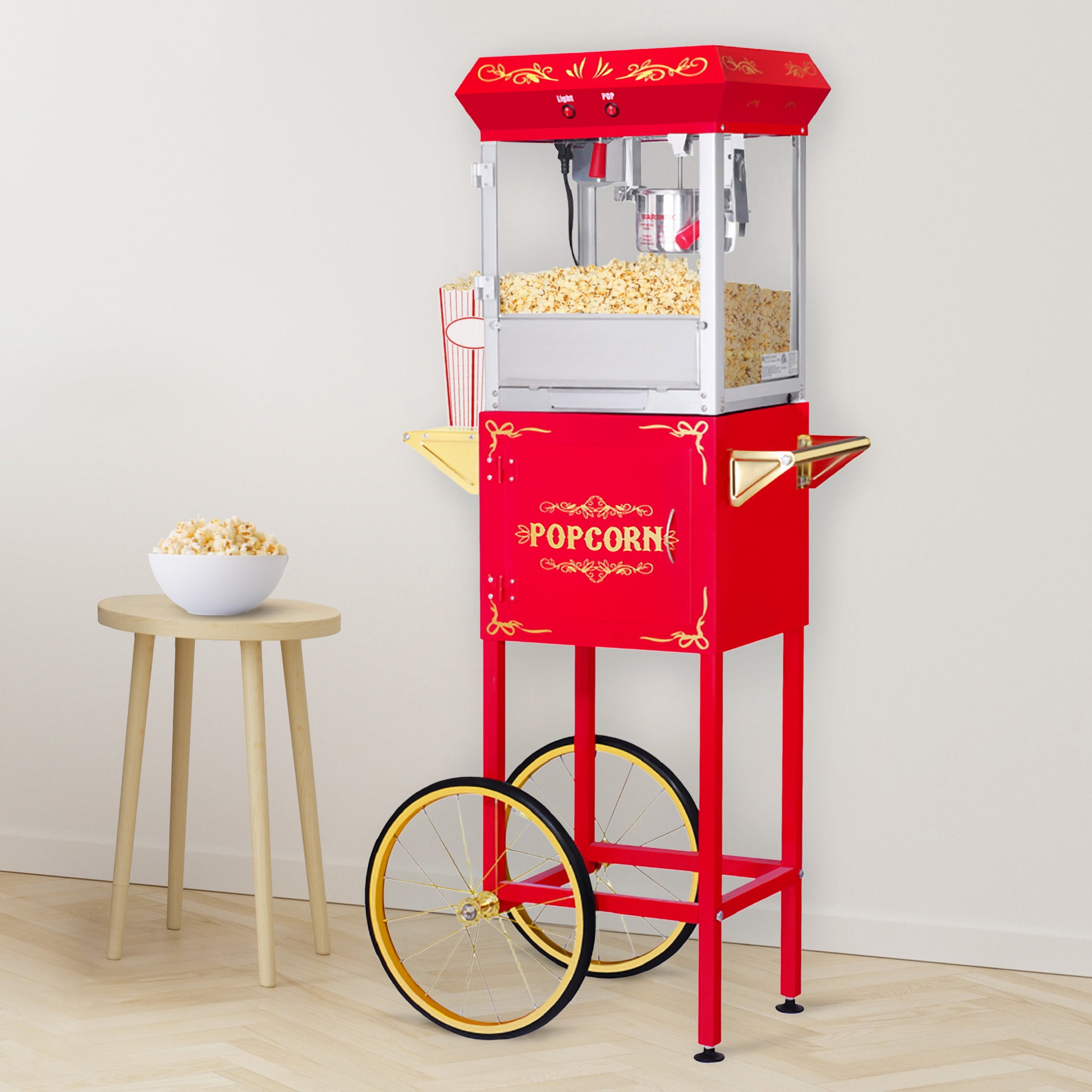 Popcorn Machine with Cart